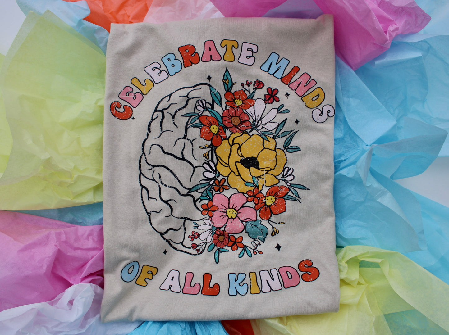 Celebrate Minds of All Kinds Oversized T-Shirt