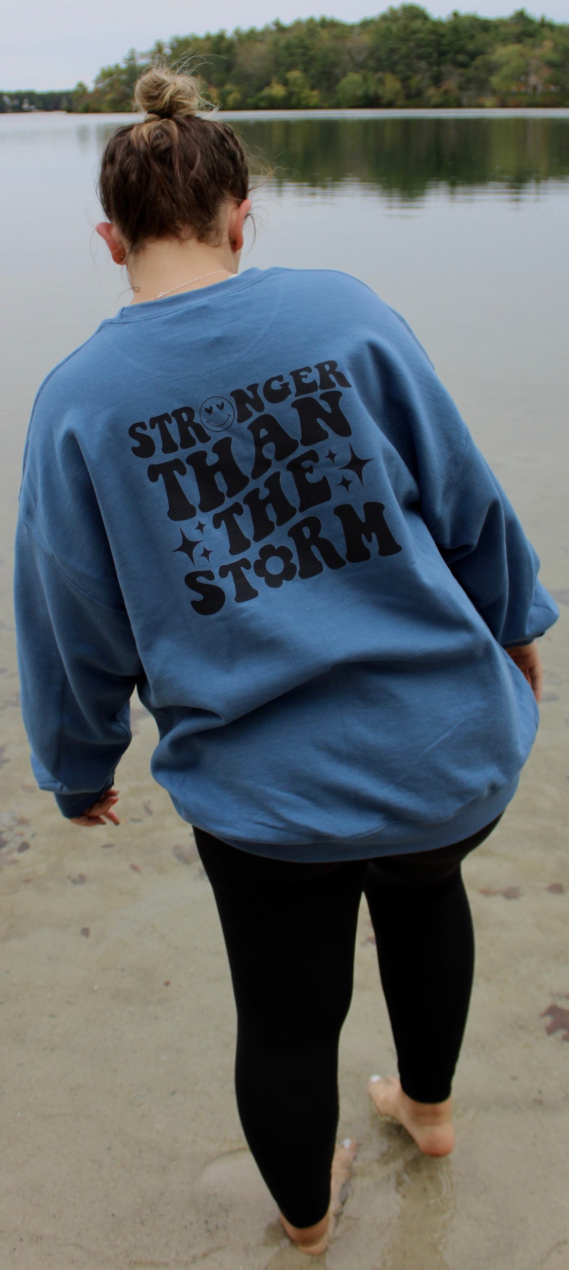 Stronger Than The Storm Oversized Crewneck